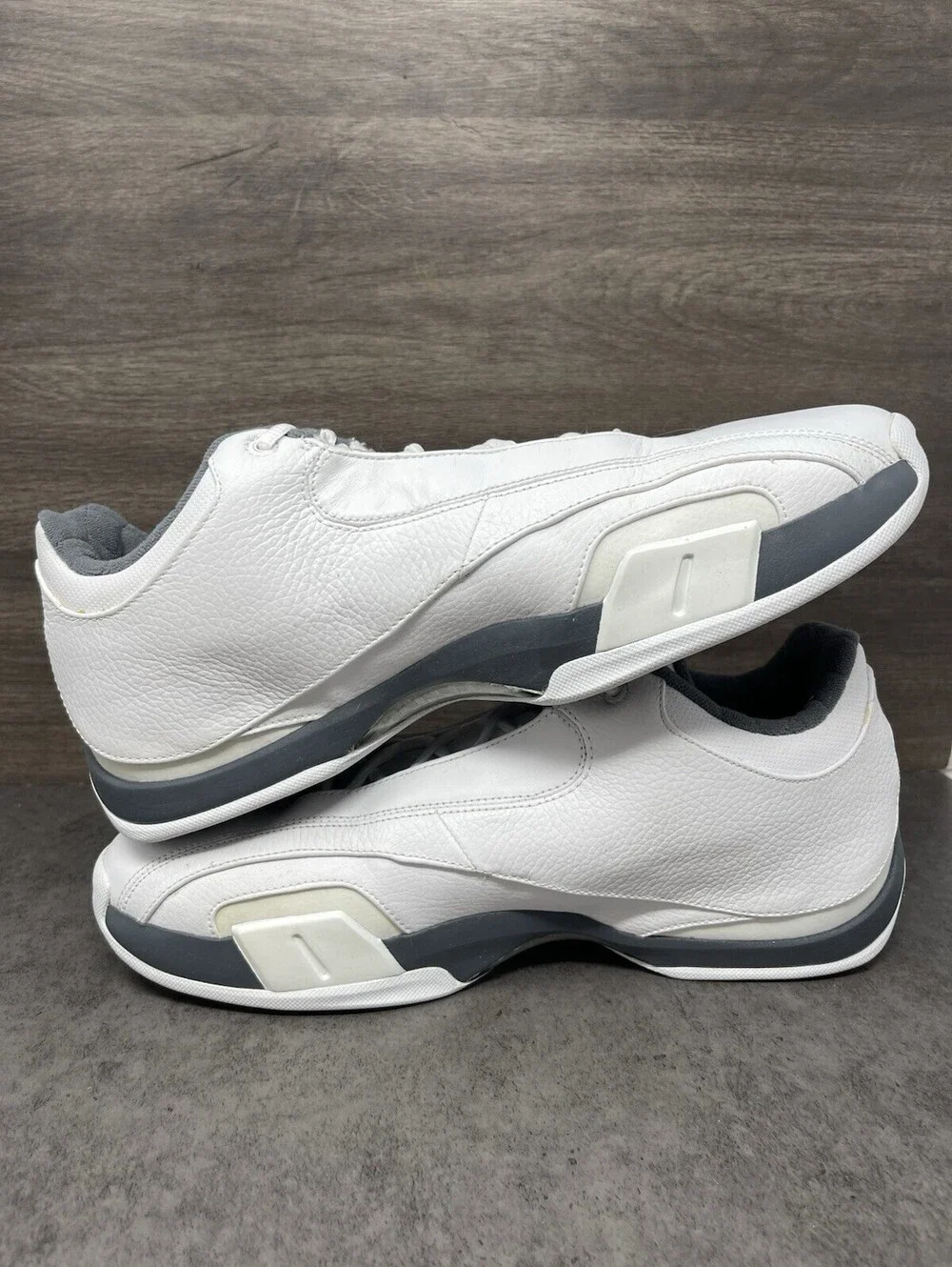 Air Jordan Team Concept Low Sneakers Mens Size 13 White Silver Lot 313365-101